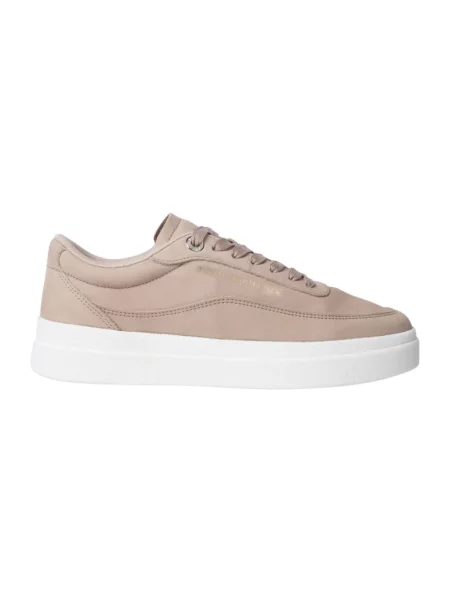 Sneakersy Tommy Hilfiger skórzane beżowe