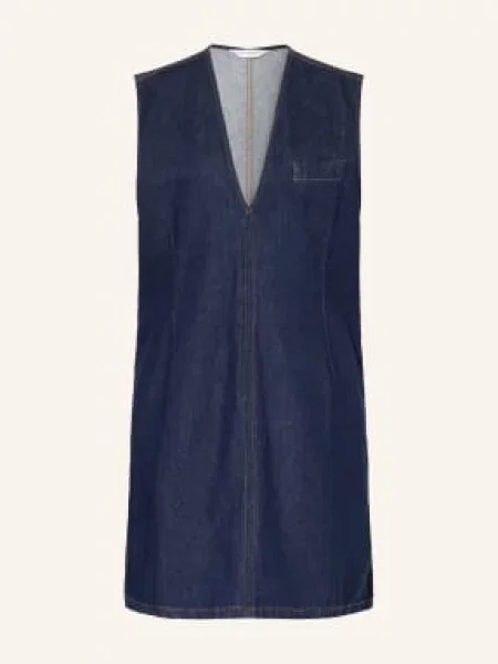 Msch Copenhagen Sukienka Jeansowa Mschadna Alena blau granatowa