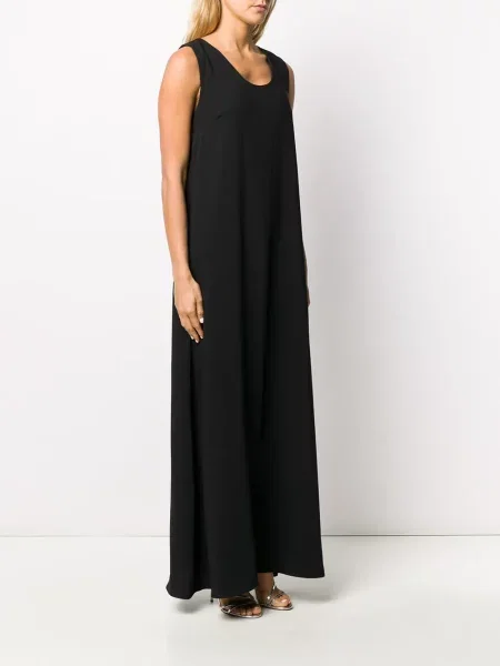 Rochie P.a.r.o.s.h. cu decolteu în U negru