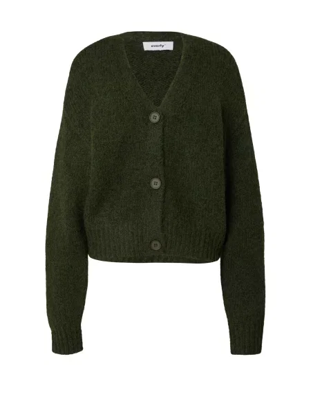 Everly® Geacă tricotată verde