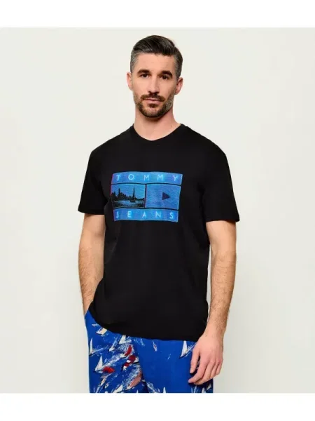 Tommy Jeans Tricou negru