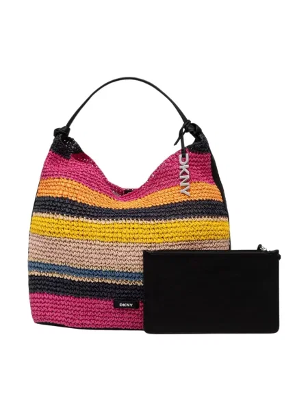 DKNY torebka shopper pleciona PAULA