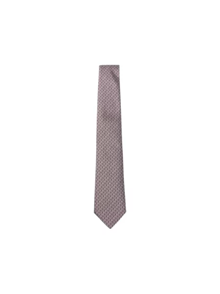 Krawat Emporio Armani fioletowy
