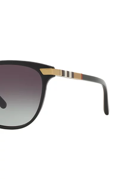 Kostkované sluneční brýle Burberry Eyewear černé