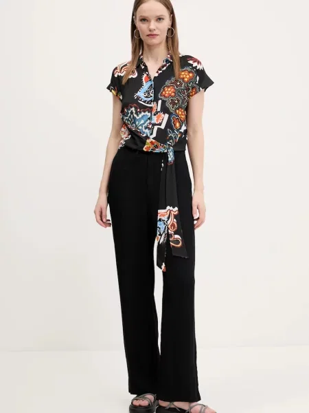 Desigual salopeta PAISLEY LACROIX negru