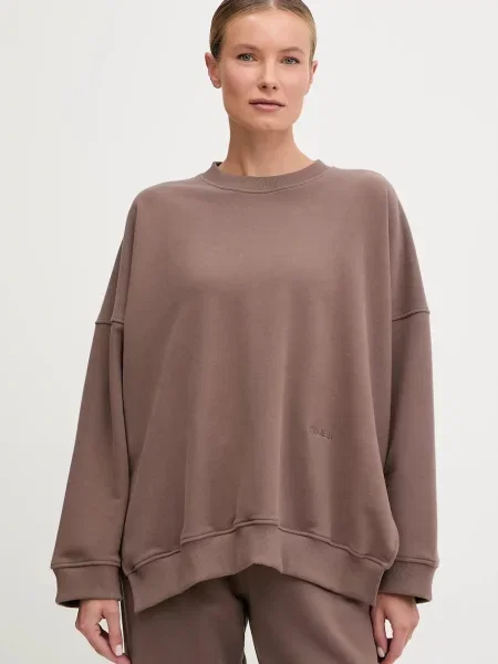 JOYINME bluza dresowa Kind gładka Kind brązowy