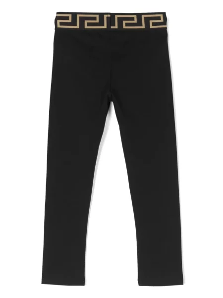 Legginsy dziecięce Versace czarne