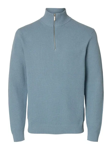 SELECTED Pulover SLHDANE fumuriu albastru