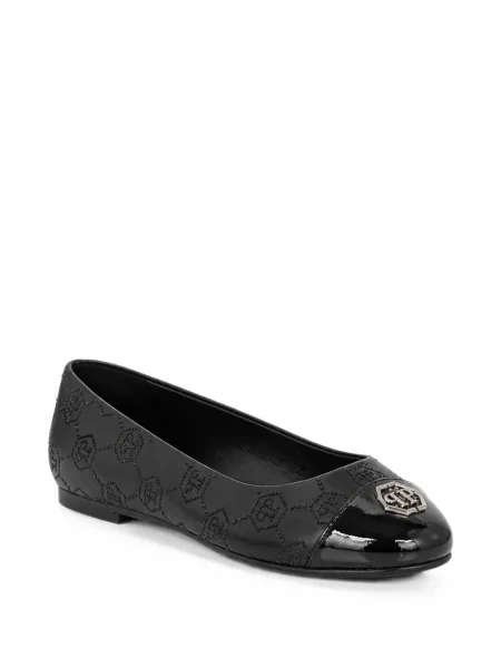 Balerini Philipp Plein din piele negru