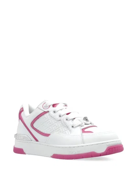 Sneakerși Versace din piele alb