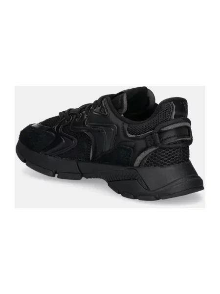 Sneakersy Lacoste skórzane czarne