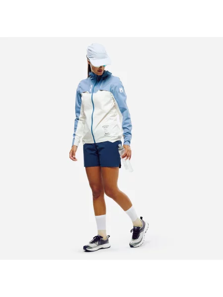 Kurtka do biegania Millet Intense Pro Jkt W Błękitny Active Fit szara