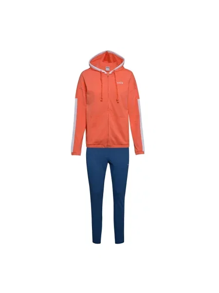Zestaw dresowy DIADORA L. TRACKSUIT HOODIE CORE pomarańczowy