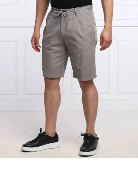 Joop! Jeans Pantaloni scurți | cu adaos de in gri