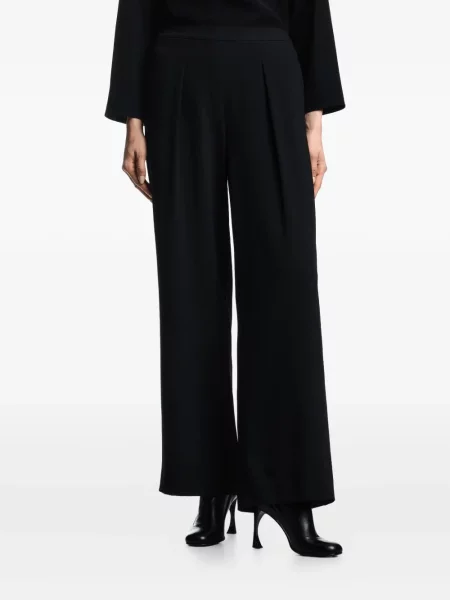 Pantaloni Emporio Armani plisate negru