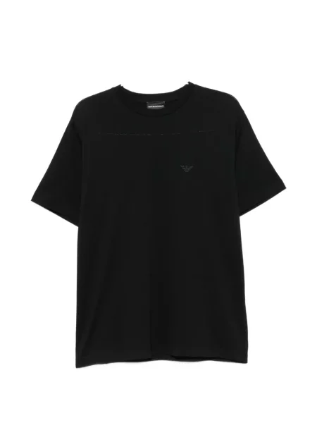 Tricou Emporio Armani cu autograf negru