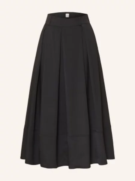 Robe Légère Plisovaná Sukně černá