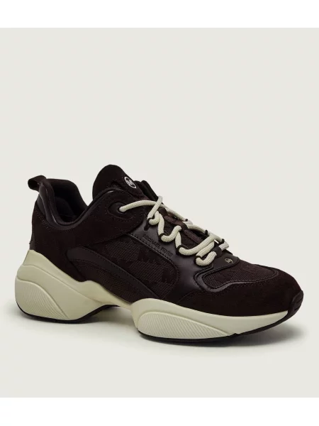 Michael Kors Sneakers Bowie | piele întoarsă maro