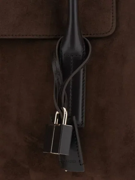 Geanta de piele Tom Ford din piele maro