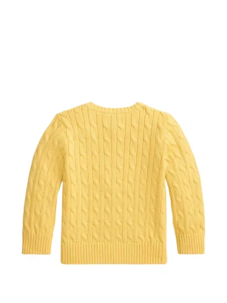 Sweter dziecięcy Polo Ralph Lauren żółty
