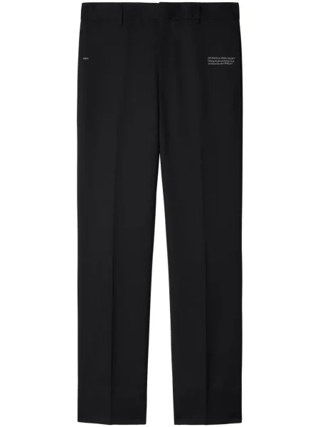 Pantaloni Off-white alb