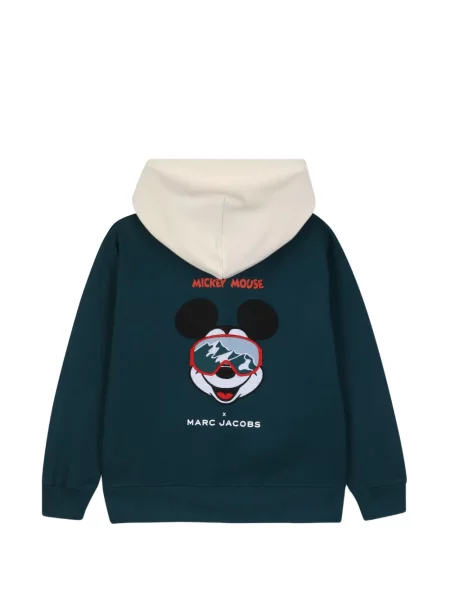 Bluza z kapturem dziecięca Marc Jacobs zielona