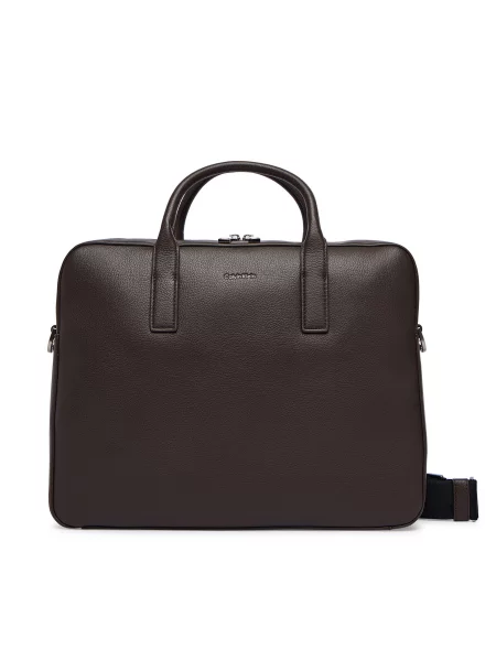 Calvin Klein Taška na notebook tmavohnedá hnedá