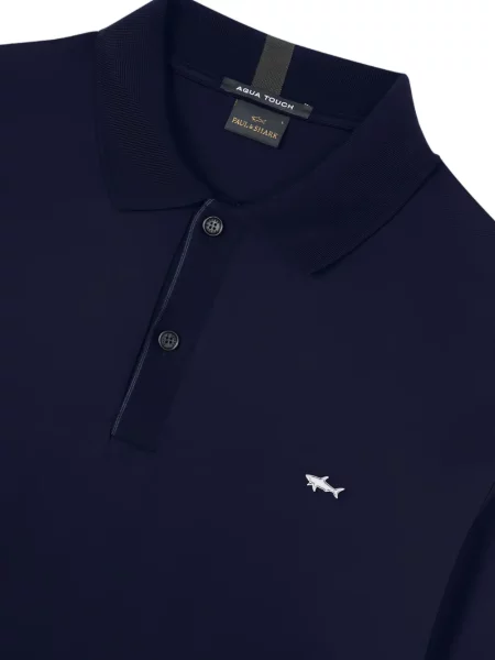 Μακρύς polo Paul & Shark με αυτόγραφο μπλε