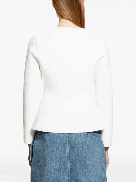 Cardigan Loewe lung alb
