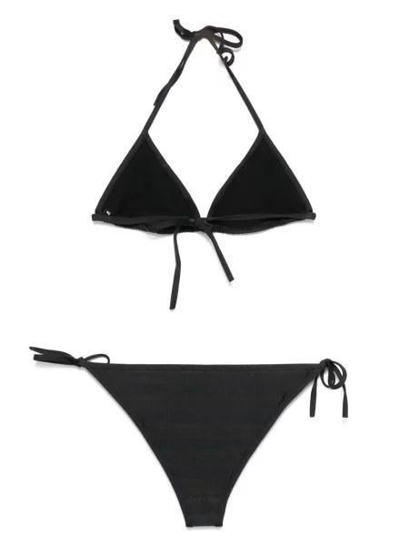 Bikini Balmain cu imagine negru