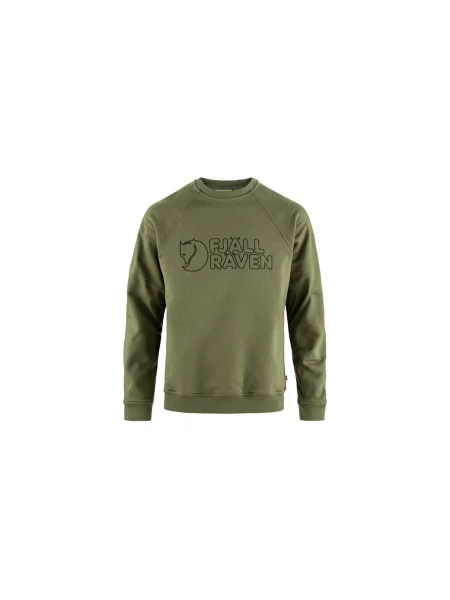 Sweter Fjällräven z kapturem klasyczny zielony