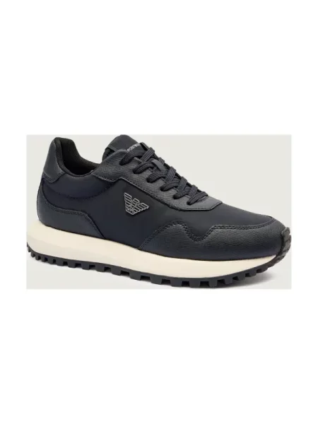 Emporio Armani Sneakers cu adaos de piele
