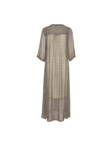 Part Two Sukienka Berit Z Rękawami beige czarna