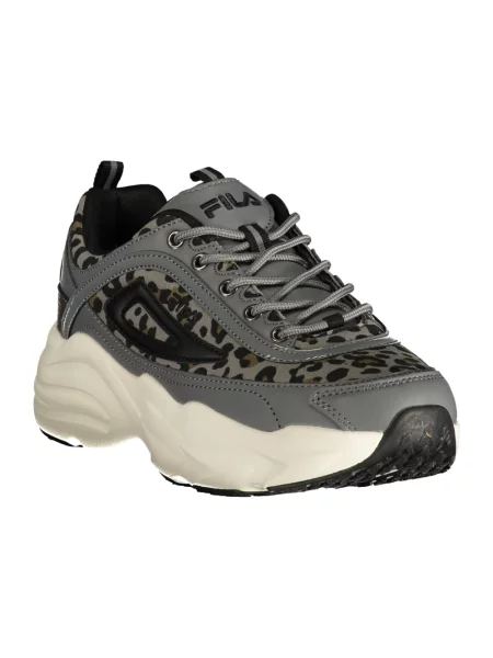 Sneakersy Fila sznurowane szare