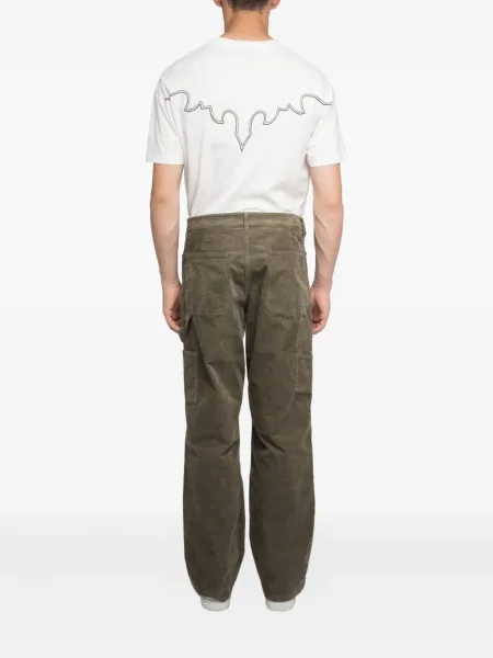 Pantaloni Zadig&voltaire de catifea cord verde