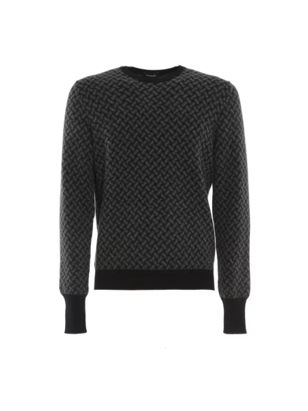 Sweter Drumohr z kaszmiru niebieski