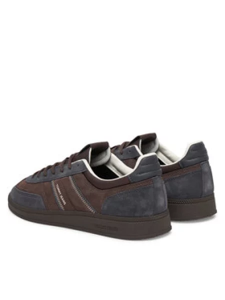 Tommy Jeans Usnjene superge THE GREENWICH EDGE SUEDE rjava