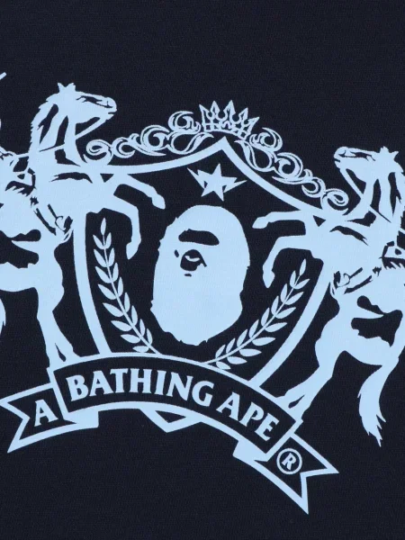 Tricou A Bathing Ape® cu imagine albastru
