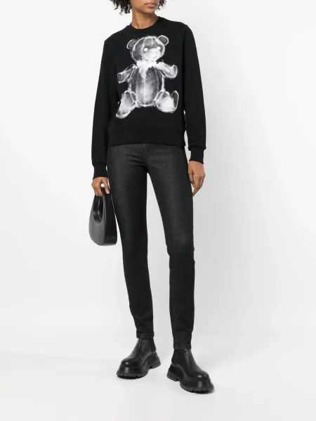 Koszulka Philipp Plein z nadrukiem teddy czarna