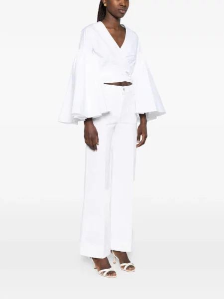 Blugi Victoria Beckham alb