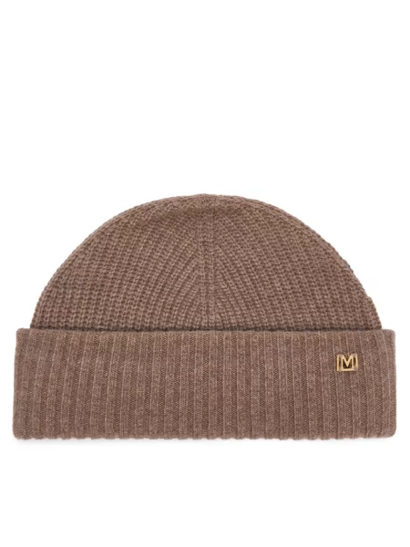 Marciano by Guess czapka beanie z dodatkiem kaszmiru HELSINKY brązowa
