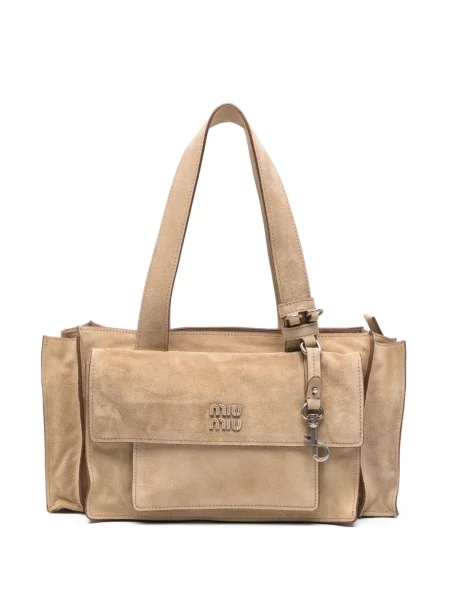 Szarvasbőr shopper táska Miu Miu