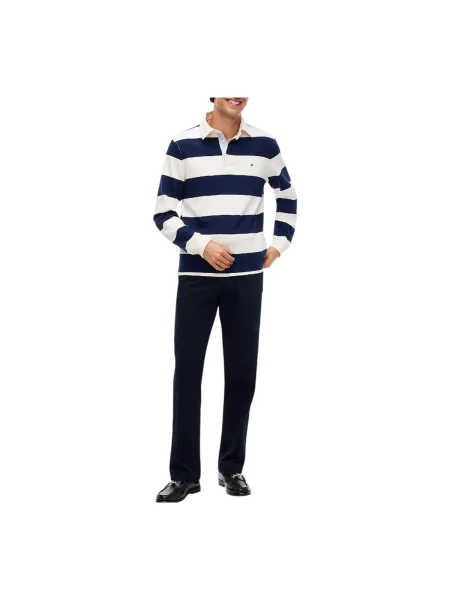 Nohavice Tommy Hilfiger modrá