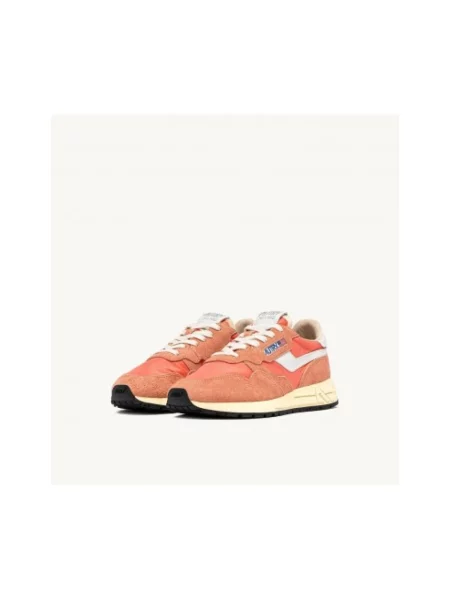 Sneakersy Autry skórzane pomarańczowe