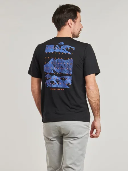 Tričko The North Face Foundation Mountains Faces tnf black černé