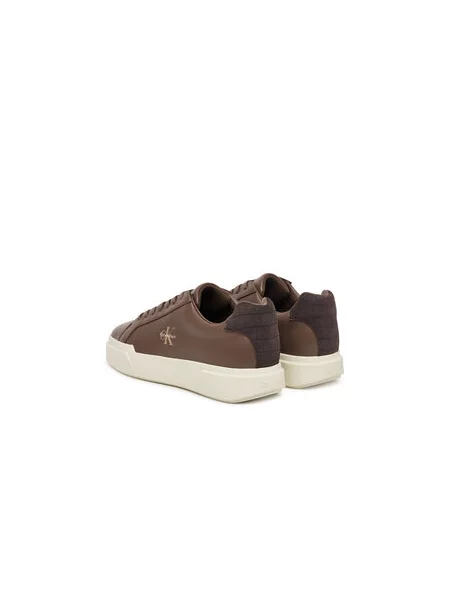 Calvin Klein Laisvalaikio batai Chunky Cupsole Laceup Croc Bt Tamsiai ruda