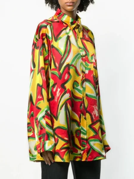 Bluză Balenciaga galben
