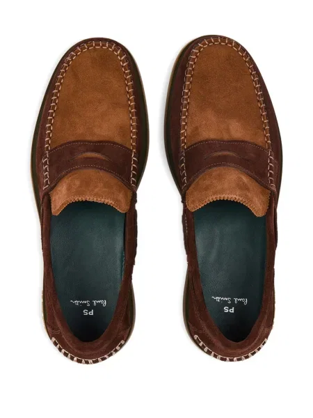 Pantofi loafer Ps Paul Smith din piele de căprioară maro