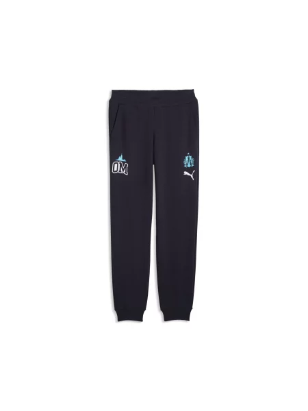 PUMA spodnie dresowe FtblCulture Olympique Marsylia Akcesoria S niebieski