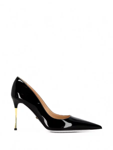 Pantofi cu toc Mach & Mach din piele de lac negru